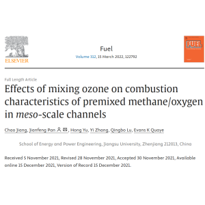 Effects of mixing ozone on combustion characteristics of premixed methane/oxygen in meso-scale chann